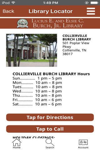 Collierville Library screenshot 4