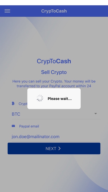 CrypToCash - Bitcoin to money