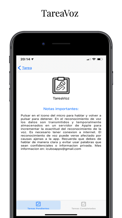 TareaVoz screenshot 3