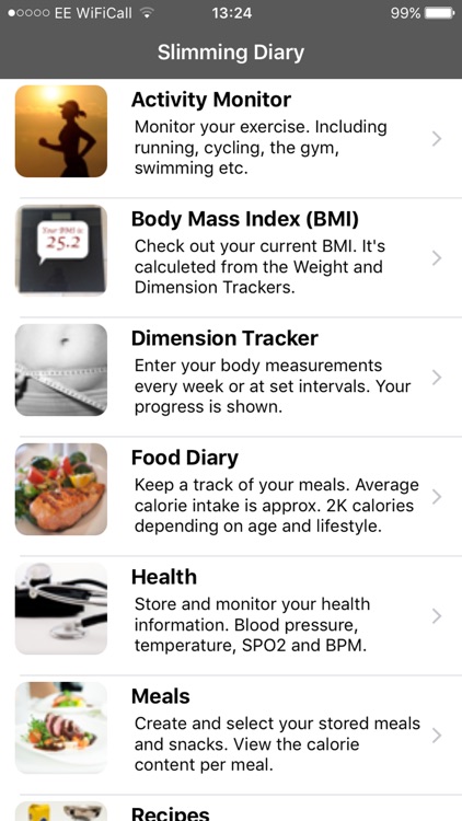 Slimming Diary