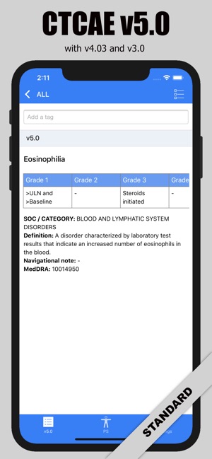 CTCAE plus (v5.0+v4.03+v3.0)