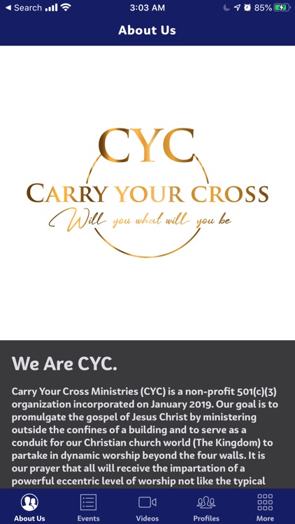 Carry Your Cross Ministries