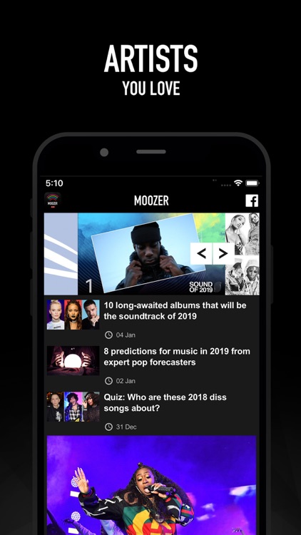 Moozer Music TV Live Player