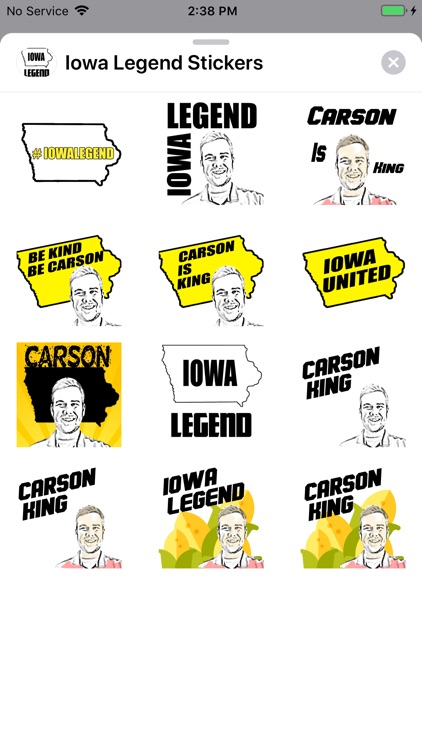 Iowa Legend Stickers