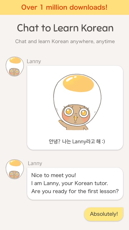 Eggbun: Learn Korean Fun screenshot-0