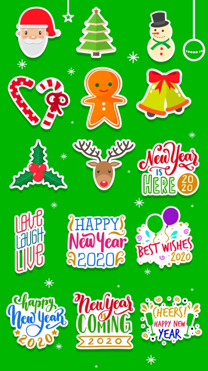 Christmas & New Year Badges