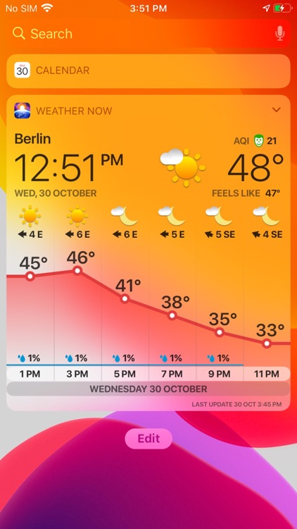 WEATHER NOW ° - daily forecast screenshot-7