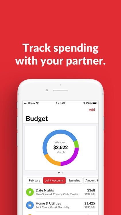 Honeydue: Couples Finance