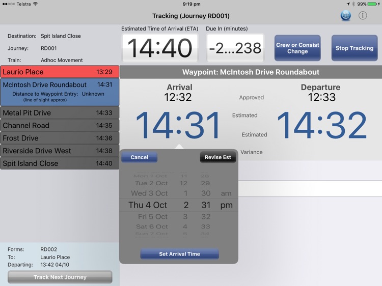 Geo Tracker for Rail