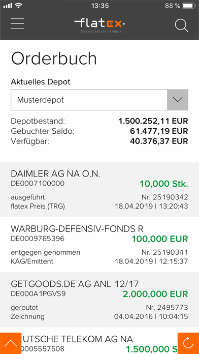 Flatex Android Flatex Android