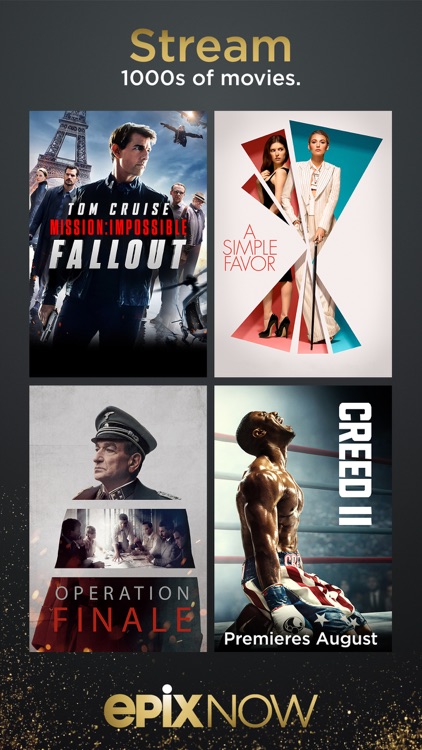 EPIX NOW: Watch TV and Movies