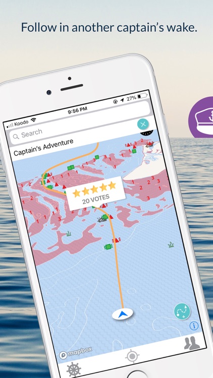 Wavve Boating-Easy Marine GPS screenshot-0