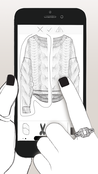 Prêt à Template - App for drawing fashion sketches Screenshot 4