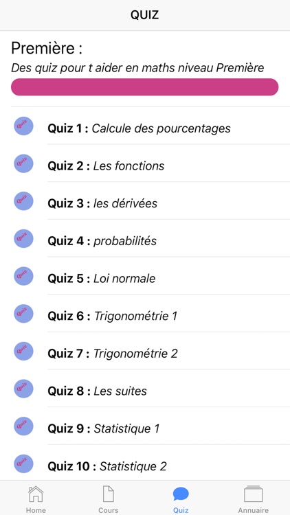 Maths Première S screenshot-4