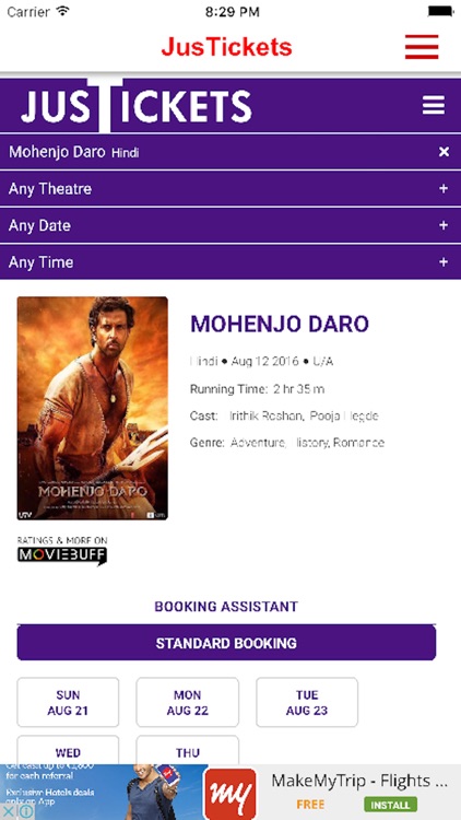 Movie Tickets Hub screenshot-3