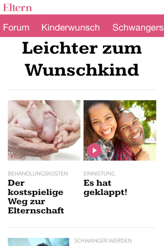 ELTERN online - náhled