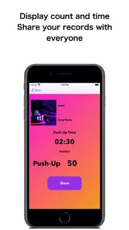 Game screenshot PushUp Music apk