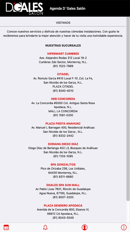 Agenda DGales Salon screenshot-9