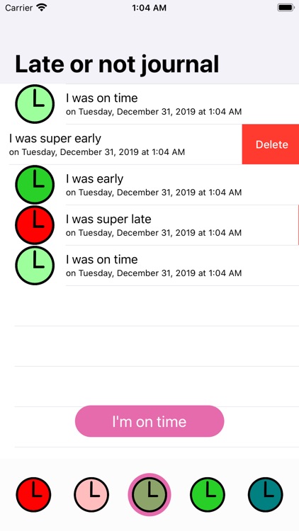 Late or not journal screenshot-4