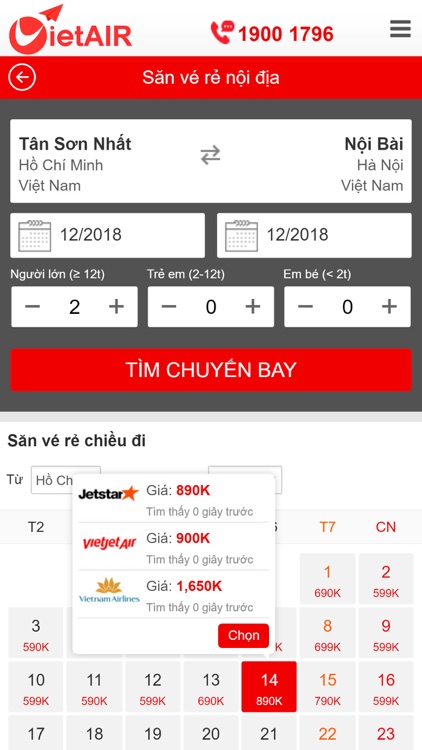 VietAIR - Vé máy bay screenshot-7