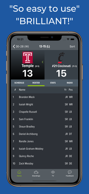 Temple Football App(圖3)-速報App