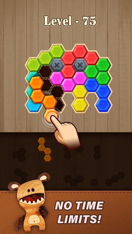 Block Hexa Puzzle: Wooden Game screenshot-4