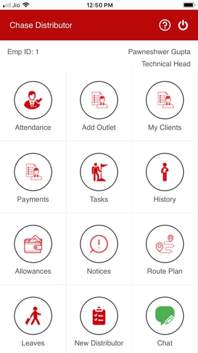 Chase app - Distributor screenshot 2