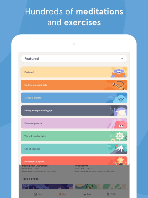 Headspace: Meditation techniques for mindfulness, stress relief & peace of mind screenshot