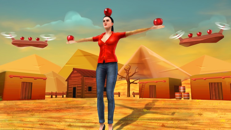 Apple Shooter Girl: 3D Archery screenshot-3