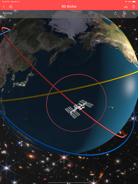 ISS Real-Time Tracker 3D iPad app afbeelding 8