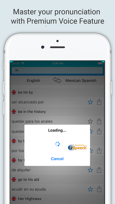 How to cancel & delete English Mexican Dictionary + from iphone & ipad 4