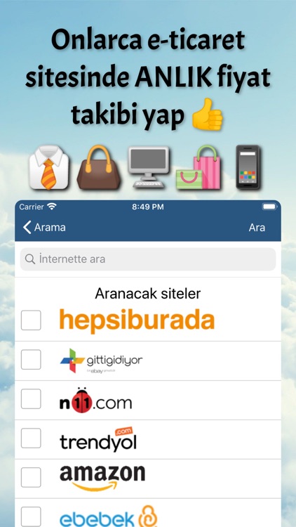 Fiyat Takip - Anında Bildirim