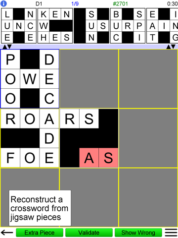 Jigsaw Crossword screenshot 2