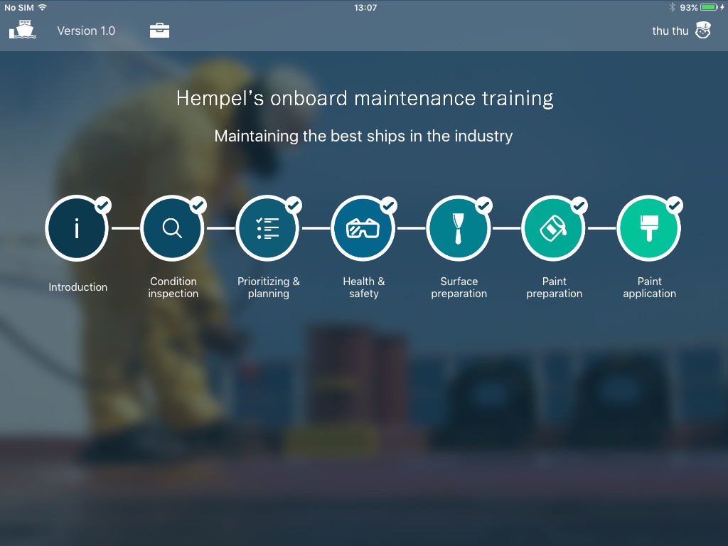 On-board Coating Maintenance screenshot 2