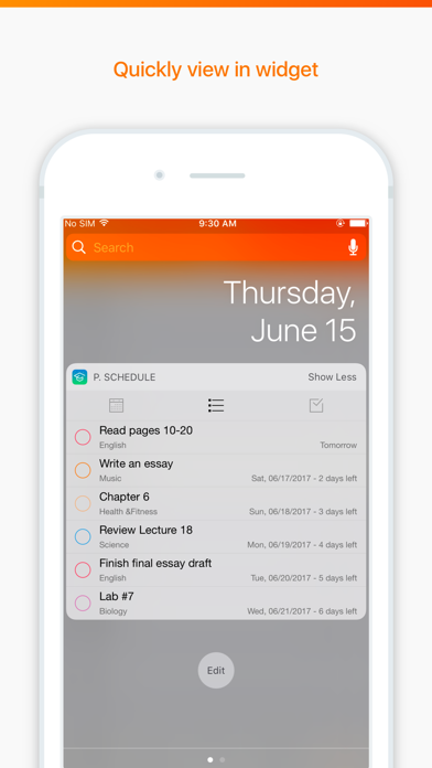 Pocket Schedule Planner screenshot1