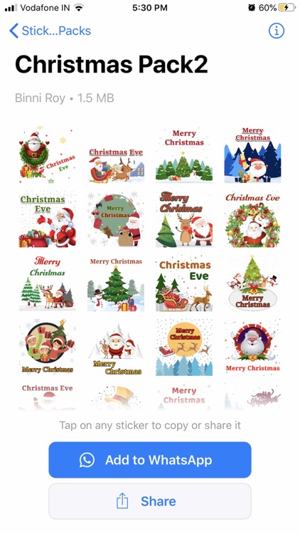 Christmas Sticker -WAStickers screenshot-3