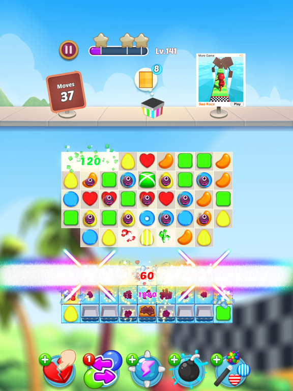 Candy Stack Jewels - Match 3 screenshot 4