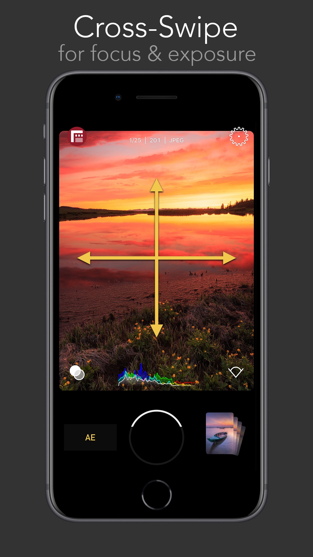 Screenshot do app FiLMiC Firstlight: App de foto