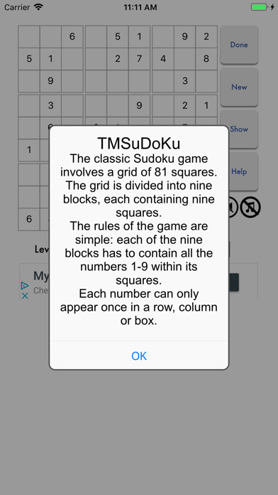 TMSuDoKu screenshot 2