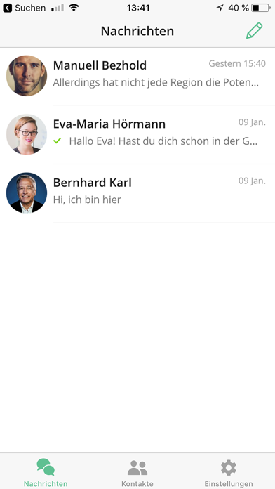 Intrakommuna Messenger screenshot 3