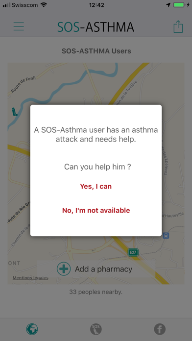 SOS Asthma screenshot 3