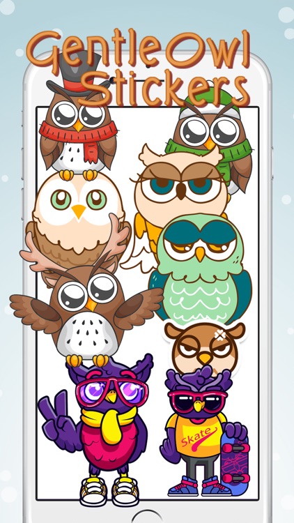 Gentle Owl Stickers