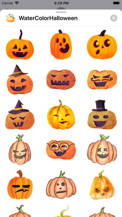 WaterColor Halloween Stickers screenshot 3