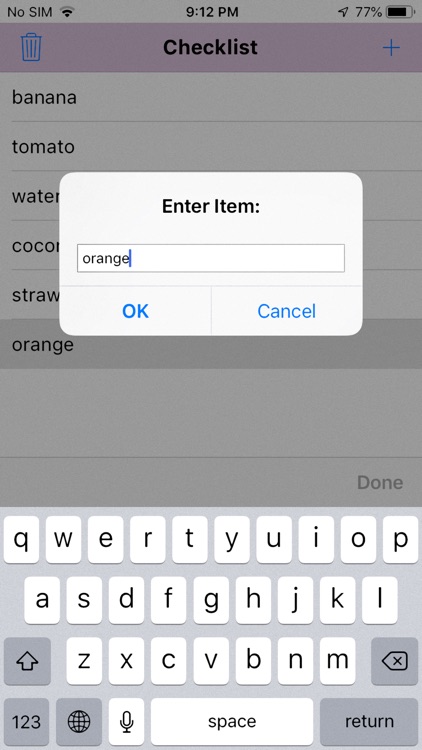 EasyList: To-Do Checklist