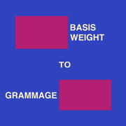 Basis Weight To Grammage