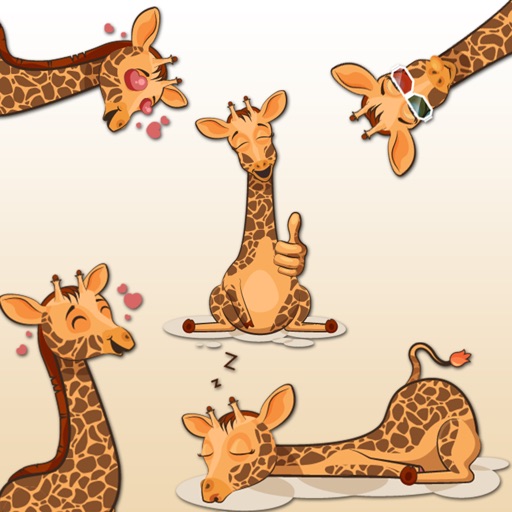 Cute Giraffe Animal Stickers!