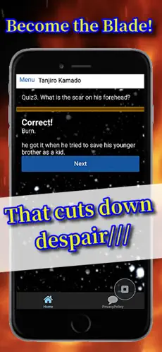 Skærmbillede 3 Quiz for Demon Slayer iphone