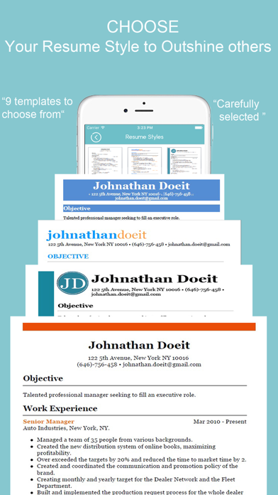 Resume Builder CV Rés... screenshot1