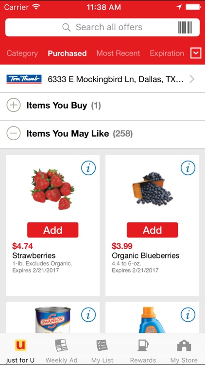 Tom Thumb Deals & Rewards
