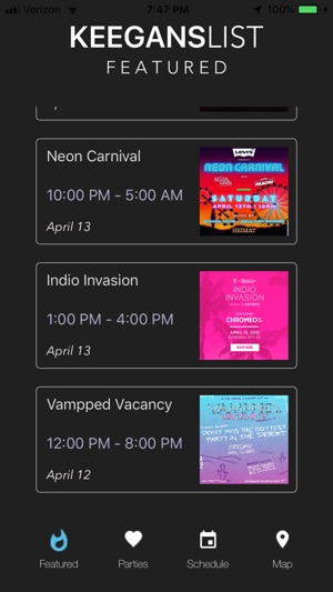 KeegansList Coachella Edition(圖3)-速報App